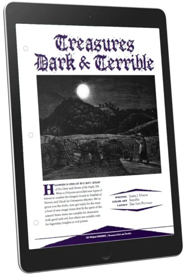 EN Publishing Treasures Dark & Terrible magiska föremål PDF