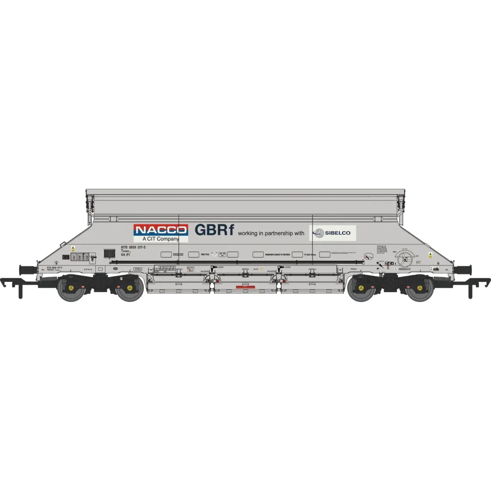 Revolution Trains IIA-F V4 godsvagn NACCO GBRf OO