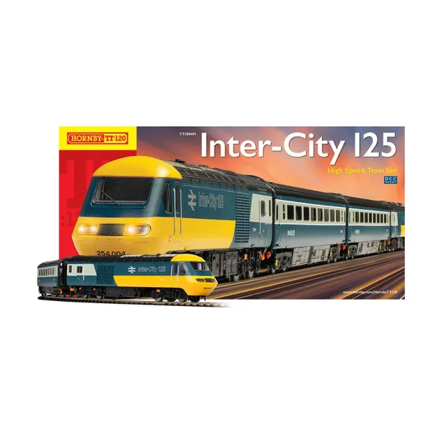 Hornby TT:120 Class 43 tågset Inter-City 125 blå grå