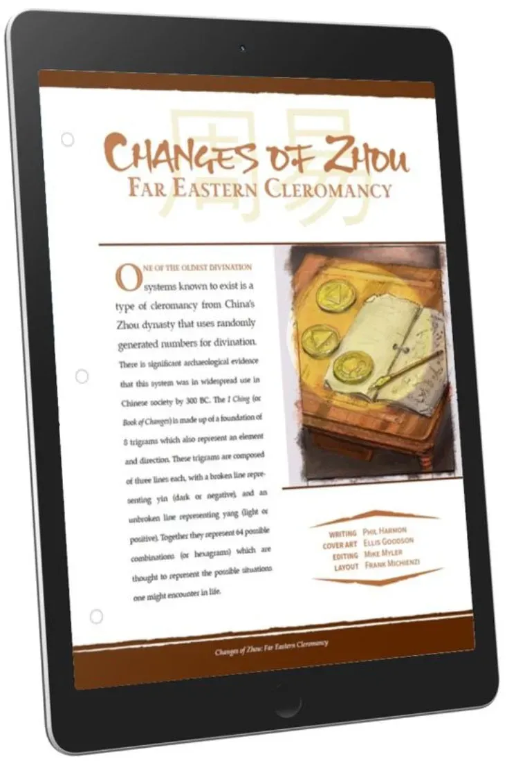 EN Publishing WOIN Changes of Zhou rollspel PDF