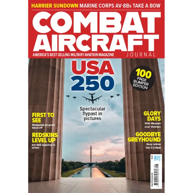 Combat Aircraft Journal september 2026 tidning engelsk utgåva