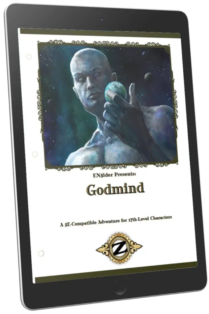 EN Publishing Zeitgeist 10 Godmind äventyr PDF 5E nivå 17