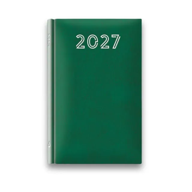 Sharon Standard B7 2027 fickkalender grön marmor
