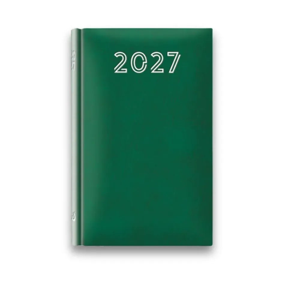 Sharon Standard B7 2027 fickkalender grön marmor