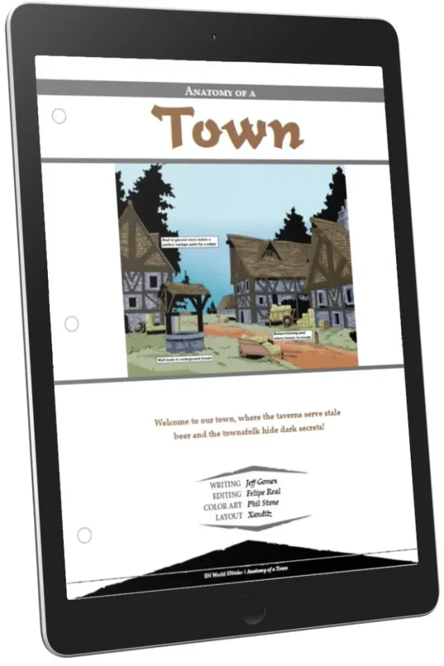 EN Publishing Anatomy of a Town rollspel PDF D&D 5e