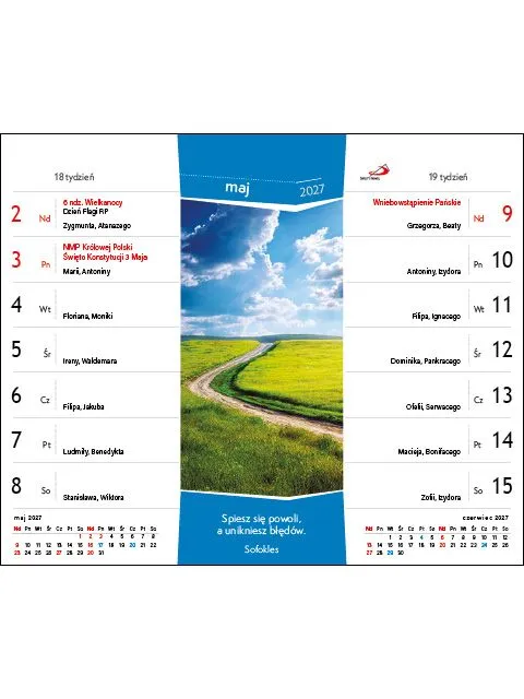 Sharon Wszystko ma swój czas 2027 bordskalender