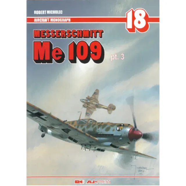 Aircraft Monograph Messerschmitt Me109 del 3 bok målning