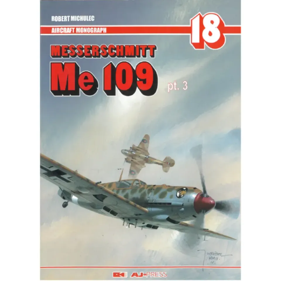 Aircraft Monograph Messerschmitt Me109 del 3 bok målning