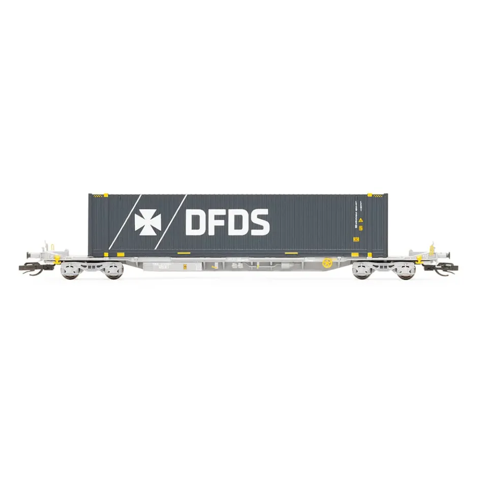 Hornby TT:120 Sffgmss IFA modellvagn DFDS 45 fot container