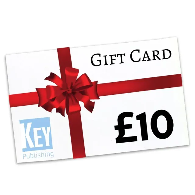 Key Publishing presentkort 10 pund flyg e-post