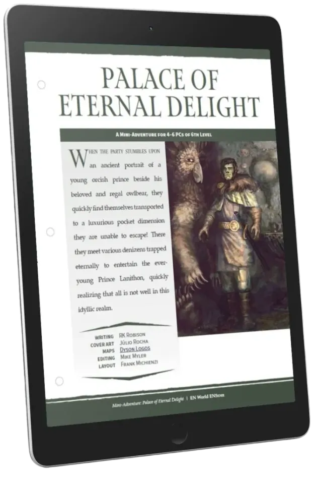EN Publishing Palace of Eternal Delight äventyr PDF demiplan
