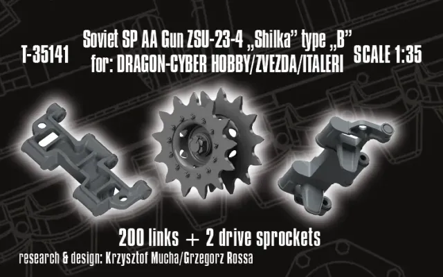 QuickTracks T-35141 Shilka bandlänkar 1:35 typ B