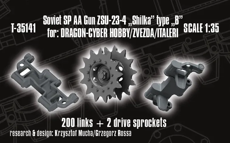 QuickTracks T-35141 Shilka bandlänkar 1:35 typ B