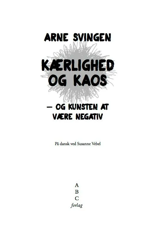 ABC Forlag Kærlighed og kaos e-bok roman