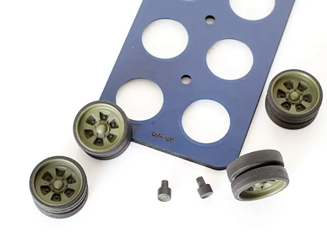 Rossagraph QuickWheel QW-129 målarmask T-90A Terminator 1/35