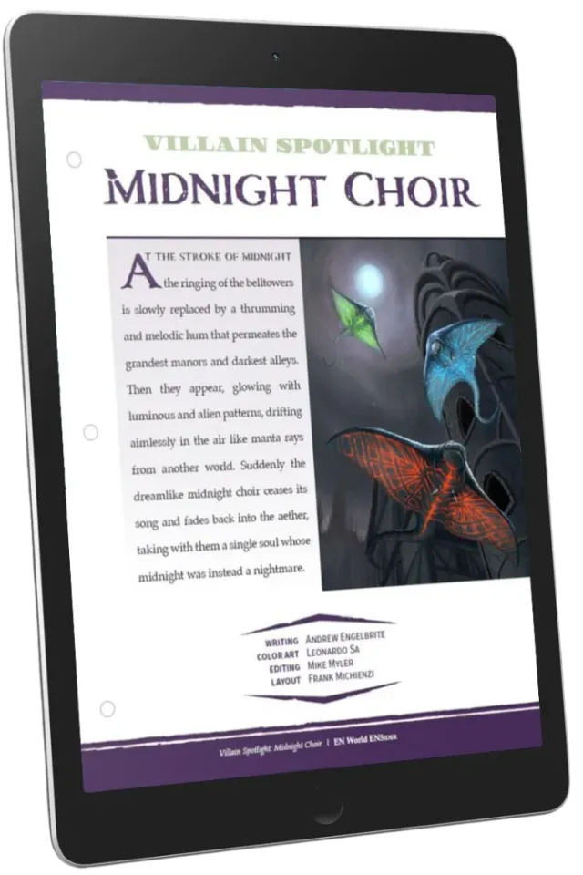 EN Publishing Midnight Choir skurk PDF monster CR10