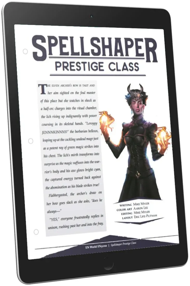 EN Publishing Spellshaper klass PDF 5e magikrigare
