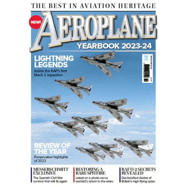 Aeroplane Yearbook 2023-24 årsbok historiska flygplan