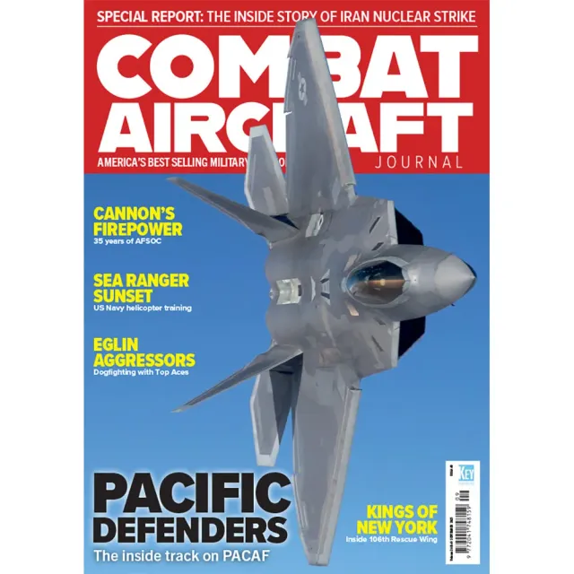Combat Aircraft Journal september 2025 tidning lösnummer USA