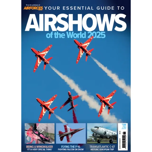 Airshows of the World 2025 tidning 116 sidor flygshower