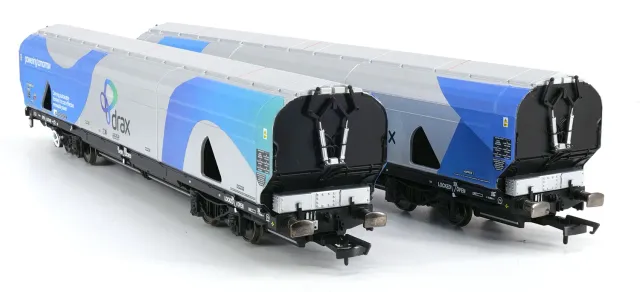 Hornby Drax IIA-D Powering Tomorrow godsvagn OO Pack 3