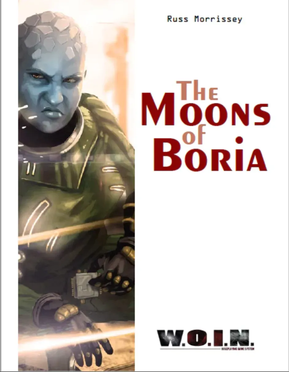 EN Publishing The Moons of Boria rollspelsbok softcover + PDF WOIN