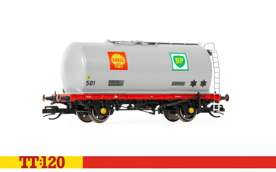 Hornby TT:120 TTA Tanker Shell-BP tankvagn 501 modell