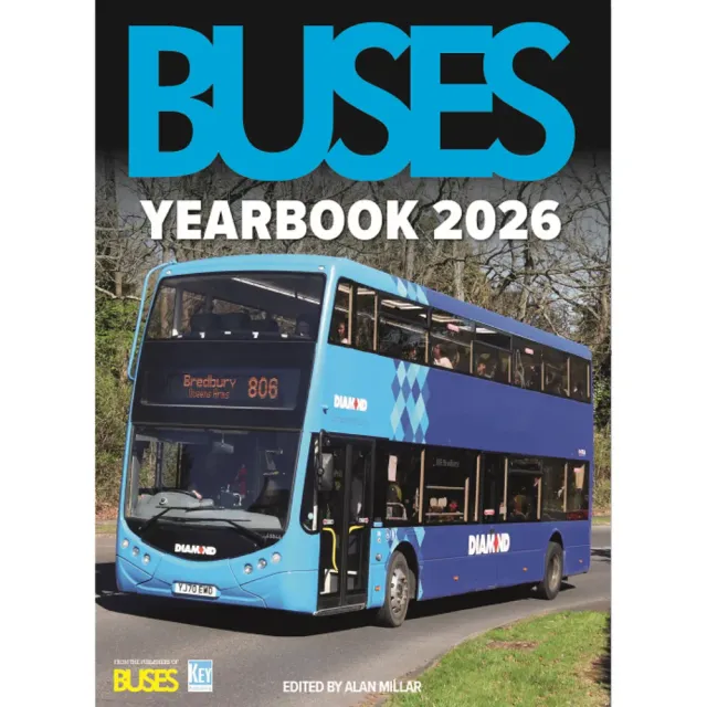 Buses Yearbook 2026 inbunden årsbok busshistoria