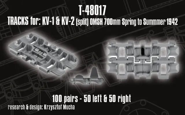 Rossagraph QuickTracks T-48017 bandset 1:48 KV-1 KV-2