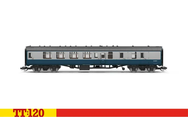 Hornby TT:120 Mk1 M35147 modellvagn BR blå grå