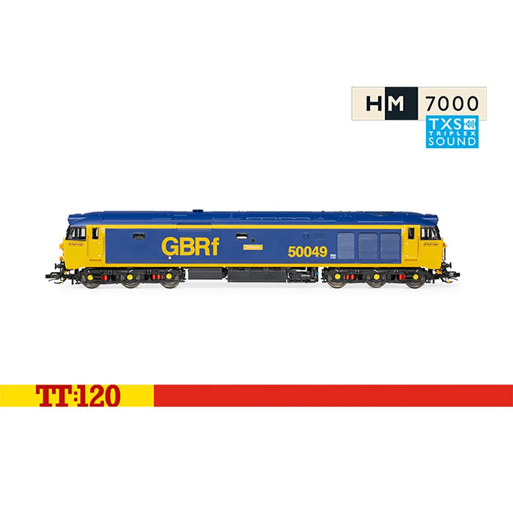 Hornby TT:120 Class 50 50049 modellok ljud GBRf