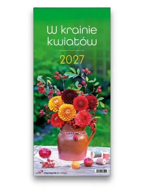 Sharon I blomsterlandet väggkalender 2027 blommor