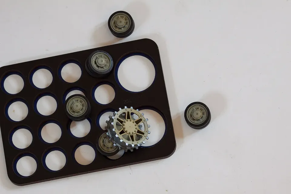 ROSSAGRAPH QuickWheel QW-254 målmask 1/35 Pz.Kpfw. IV