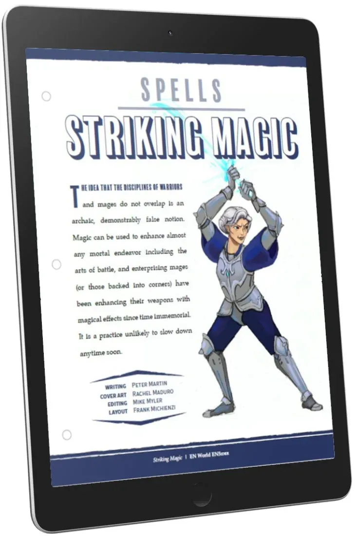 EN Publishing Striking Magic trollformler PDF D&D 5e vapen