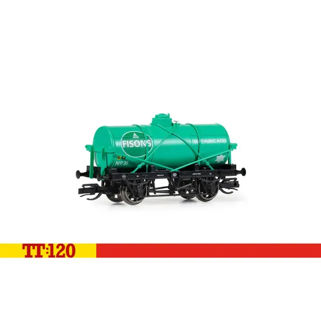 Hornby TT:120 12T tankvagn Fisons No 31 modellvagn