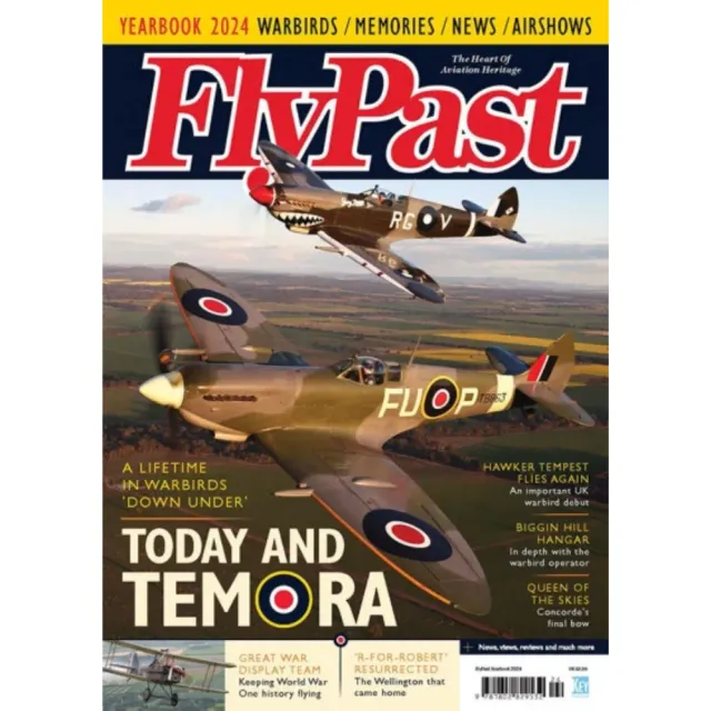 FlyPast Yearbook 2024 tidning 116 sidor historiskt flyg