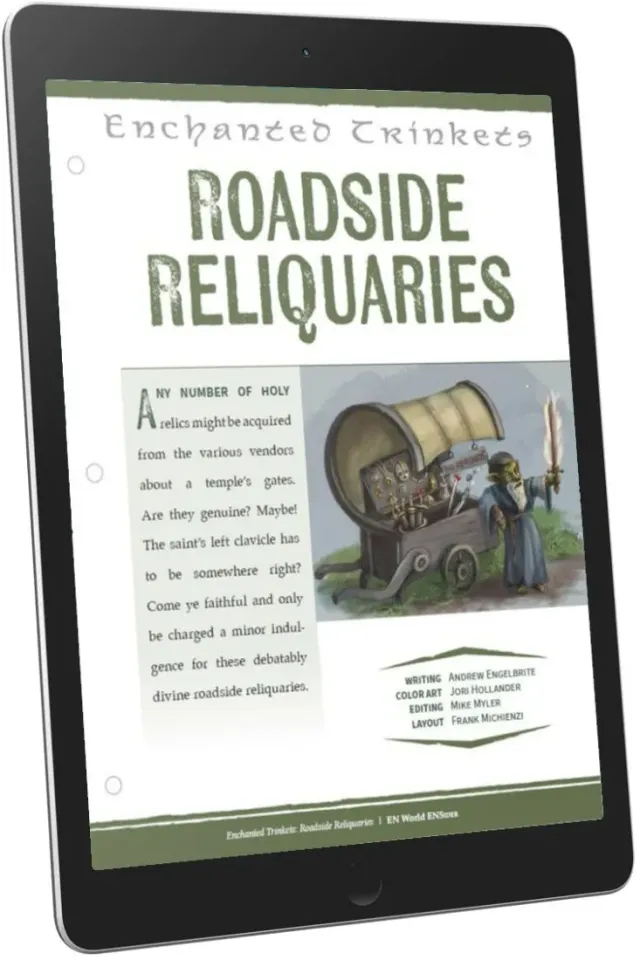 EN Publishing Enchanted Trinkets Roadside Reliquaries PDF 9 föremål