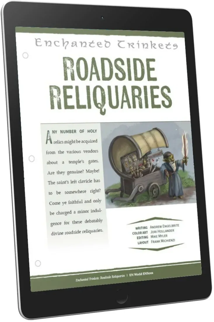 EN Publishing Enchanted Trinkets Roadside Reliquaries PDF 9 föremål