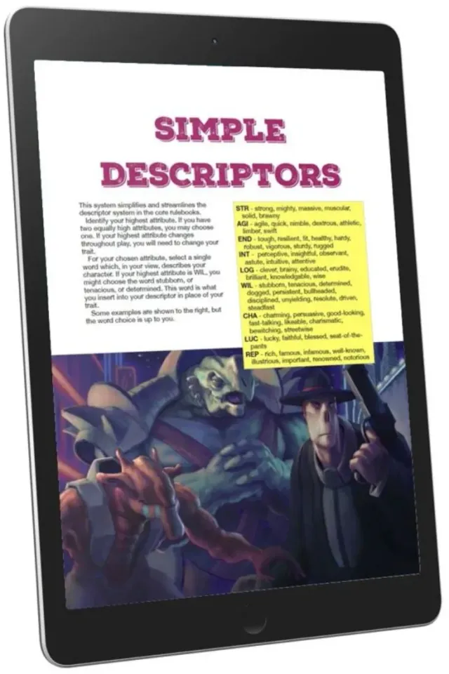 EN Publishing Simple Descriptors regelbok PDF WOIN