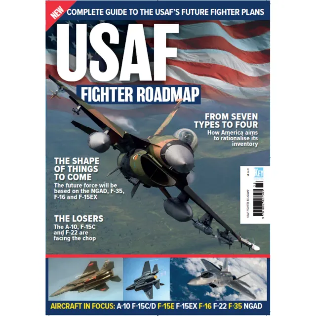 USAF Fighter Roadmap specialtidning modernt stridsflyg