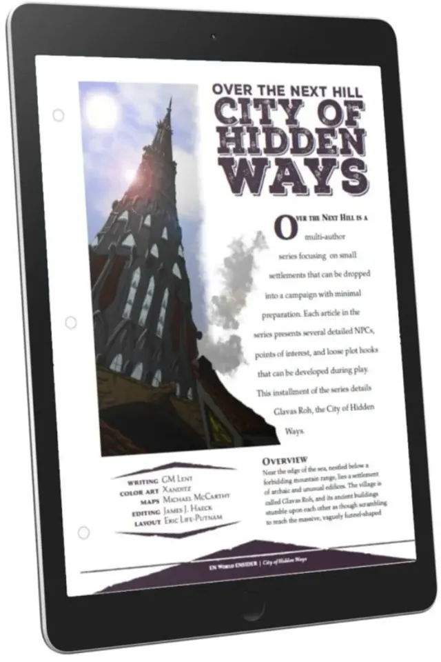 EN Publishing Over the Next Hill City rollspel PDF