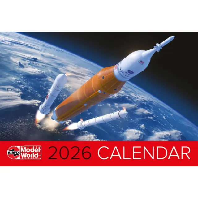 Airfix Model World kalender 2026 väggkalender 12 motiv