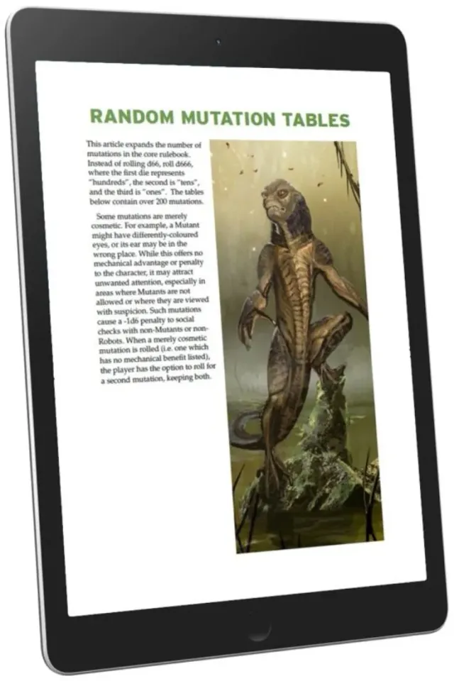 EN Publishing Random Mutation Tables WOIN rollspels-pdf