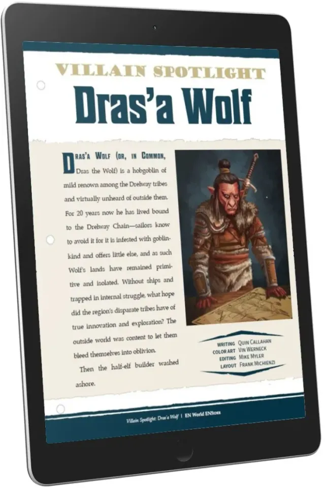 EN Publishing Villain Spotlight Drasa Wolf pirat PDF 5E