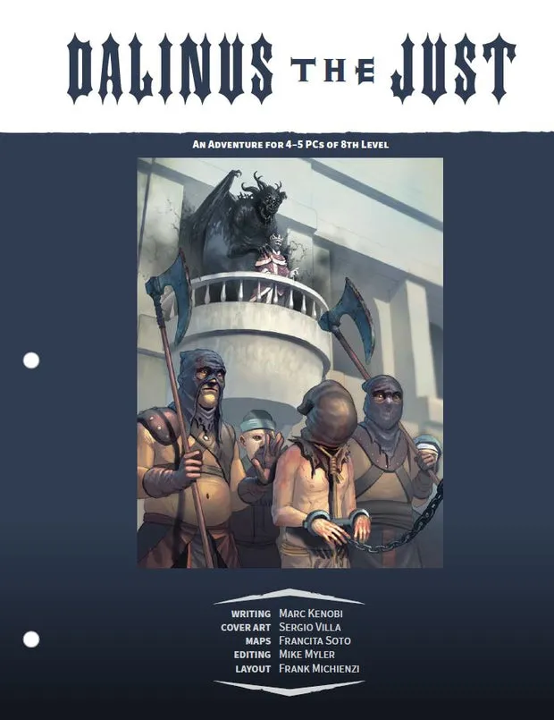 EN Publishing Dalinus the Just äventyr PDF nivå 8
