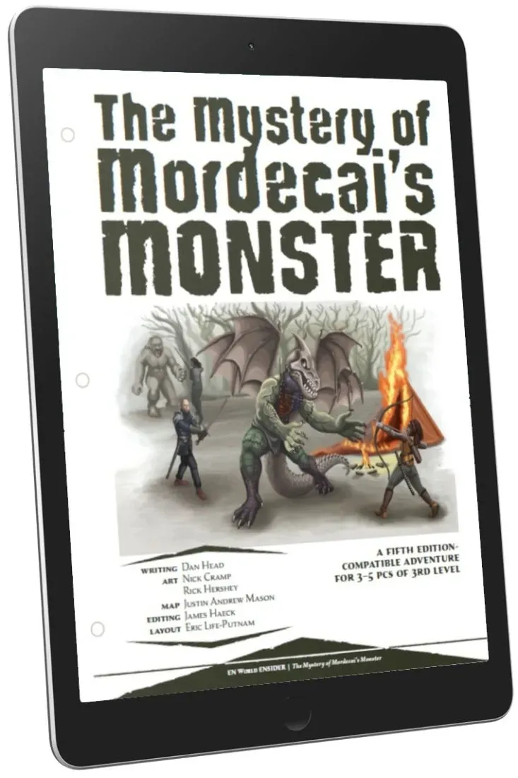 EN Publishing The Mystery of Mordecai's Monster äventyr PDF nivå 3