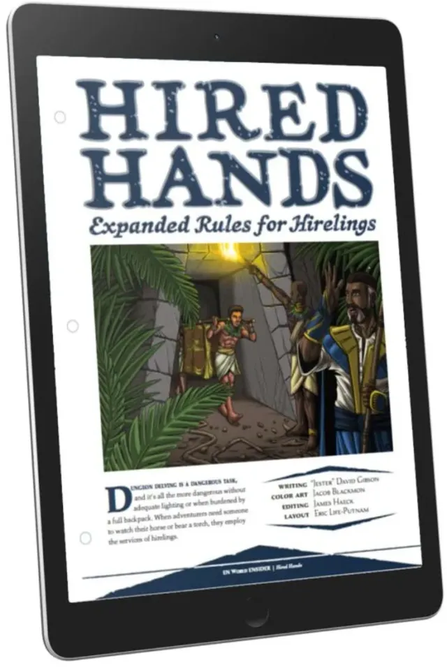 EN Publishing Hired Hands hirelings rollspel PDF