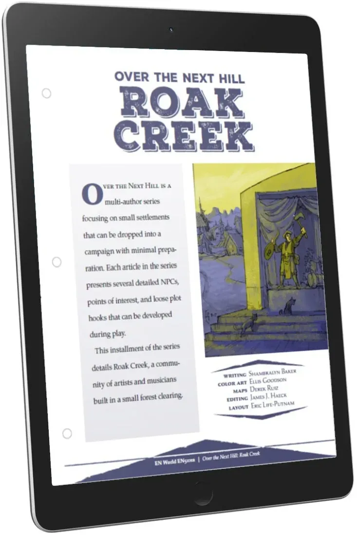 EN Publishing Over the Next Hill Roak Creek spelmiljö PDF
