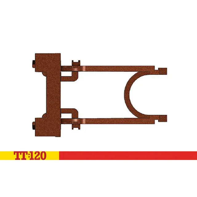 Hornby TT:120 TT8010 stoppbock modelljärnväg svart