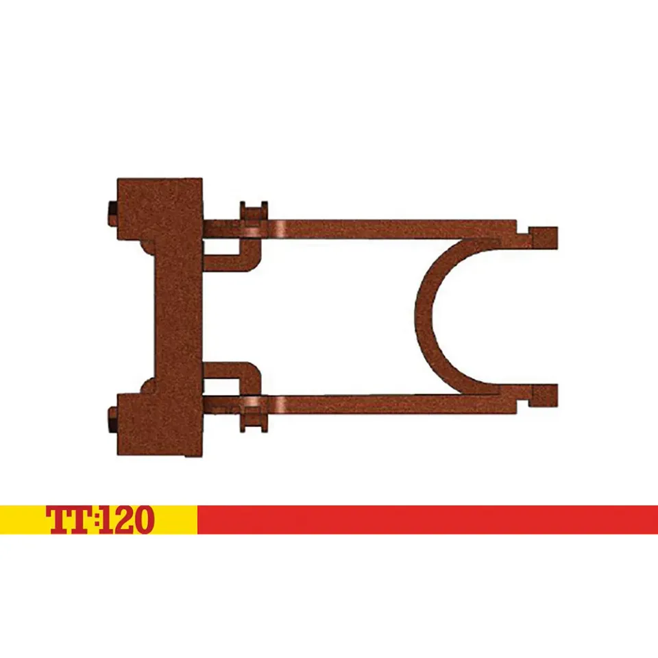 Hornby TT:120 TT8010 stoppbock modelljärnväg svart